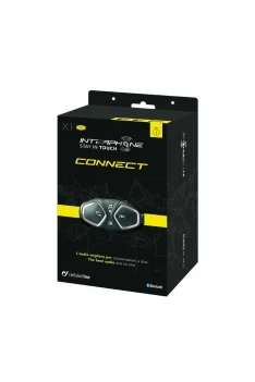 Interphone Connect Pack Singolo – Interfono Per Moto Bluetooth